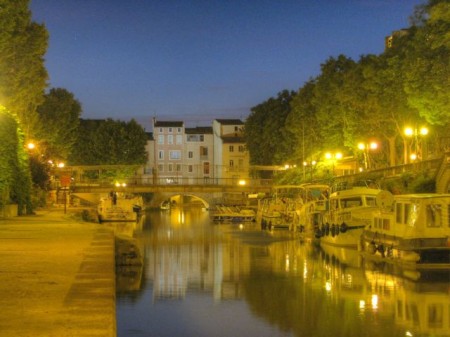 Night in port