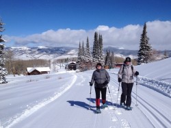 Snowshoe with Suzanne in McCoy Park
