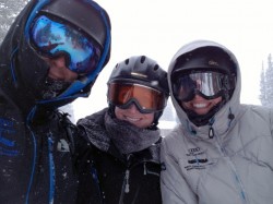 "Are you kidding me?!?" Powder day with Elizabeth