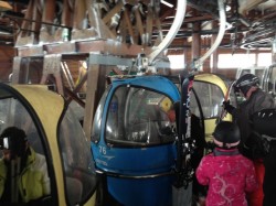A vintage gondola from Le Praz