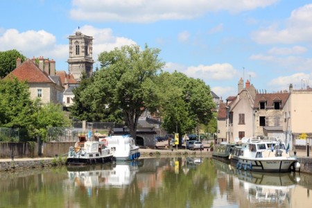 A (rare) sunny day in Clamecy