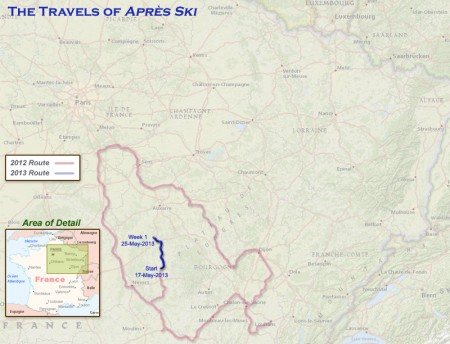 France 2013 Week1 Route